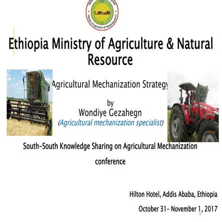 Agricultural Mechanization Strategy
