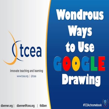 Wondrous Ways to use Google Drawing - Chromebook Academy16 | PDF