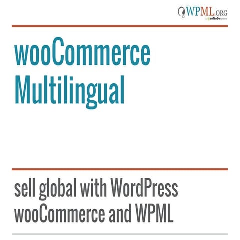 wooCommerce Multilingual