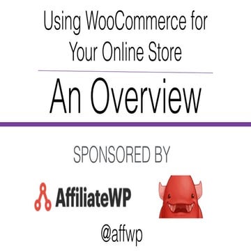 An Overview of WooCommerce