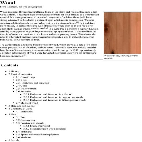 Wood   wikipedia, the free encyclopedia