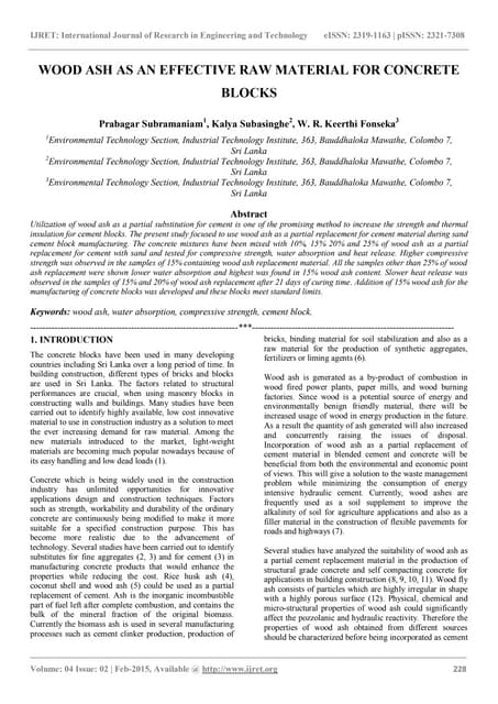 Experimental Study on Use of Fly Ash in Concrete | PDF