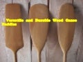 Custom wood canoe paddles