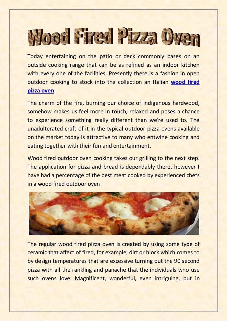 outdoor cooking range on Wood Fired Pizza Oven