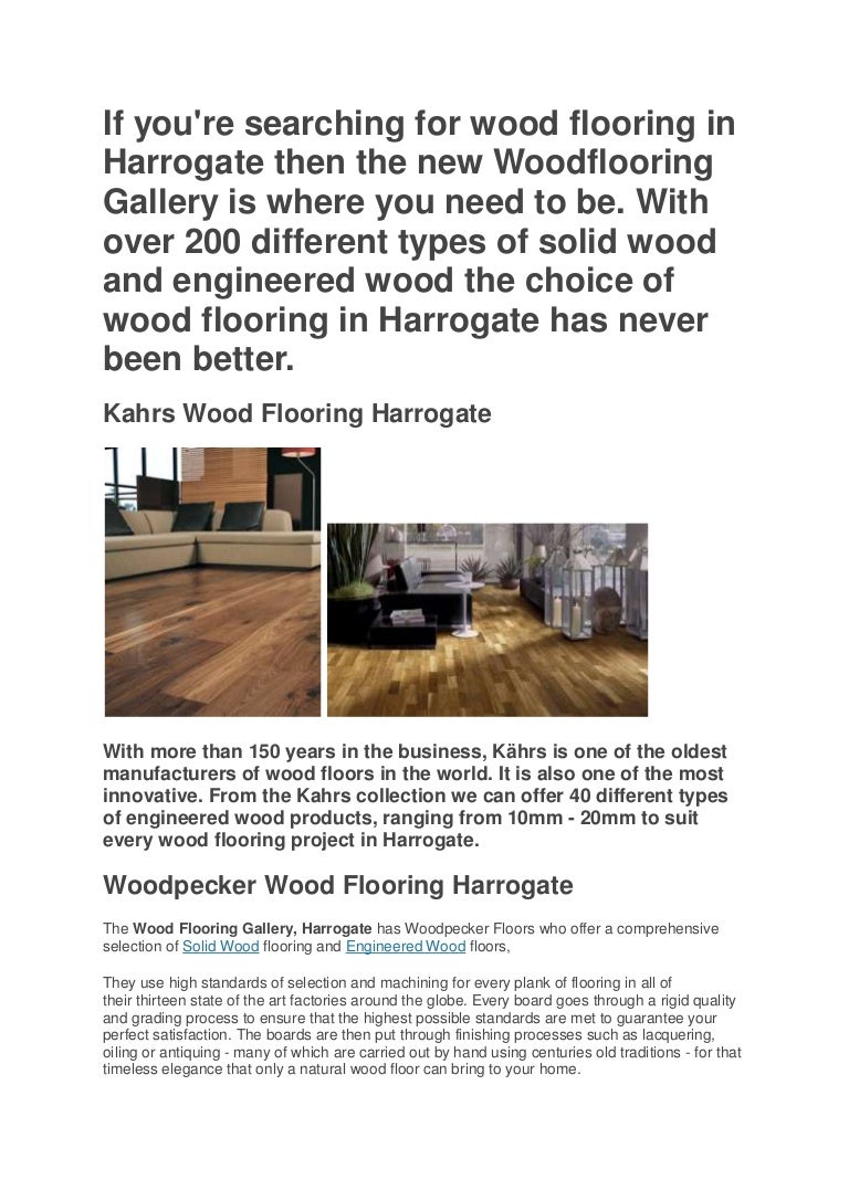 Wood Flooring Harrogate