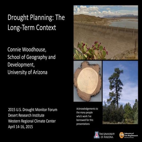 Drought Planning: A Long-Term Context