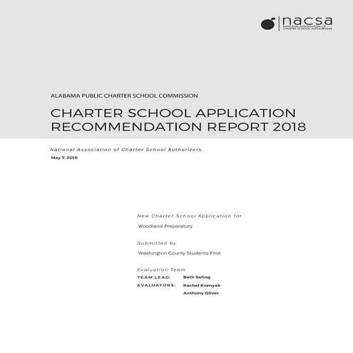 Woodland Preparatory NACSA recommendation of denial #SonerTarim #Gulen