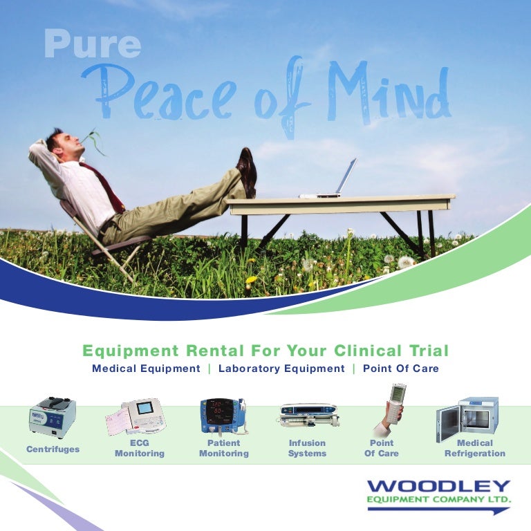 Woodley Clinical Trials Equipment Brochure 2011