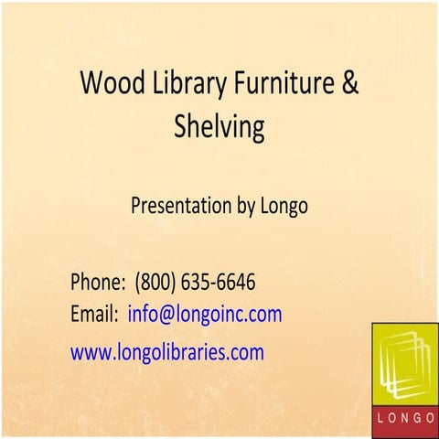 Wood Library Furniture and Shelving For Libraries