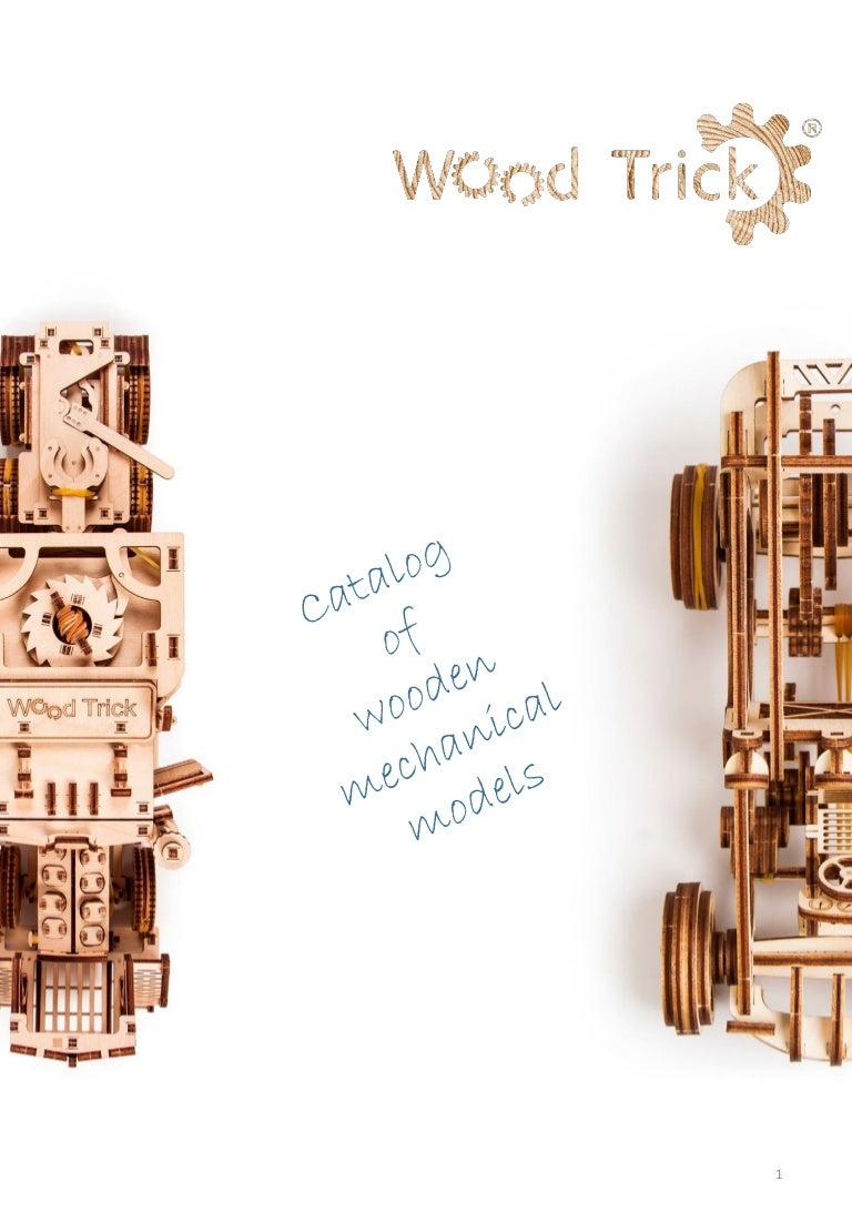 Wood Trick Car Trailer For BigRig Mechanical Wooden 3D Puzzle Model Assembly Kit