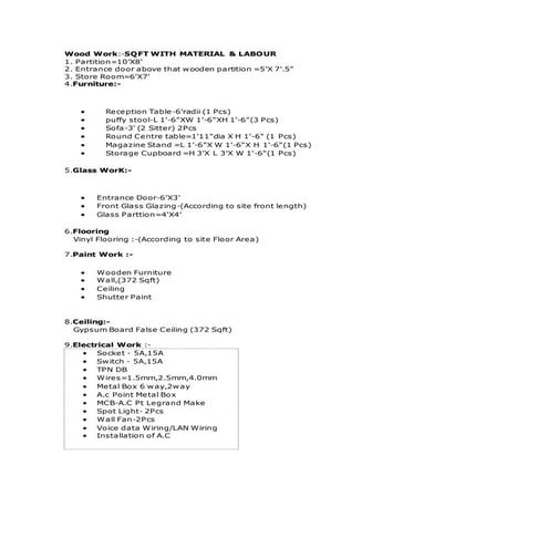 Wood work | PDF