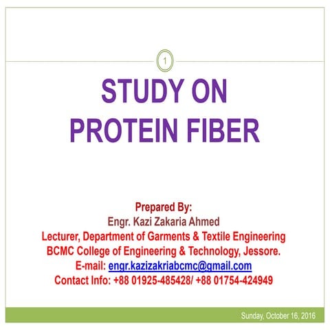 Protein Fiber (Wool)
