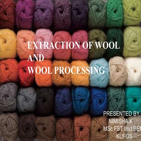 Wool processing- Nimisha Kaikkolante