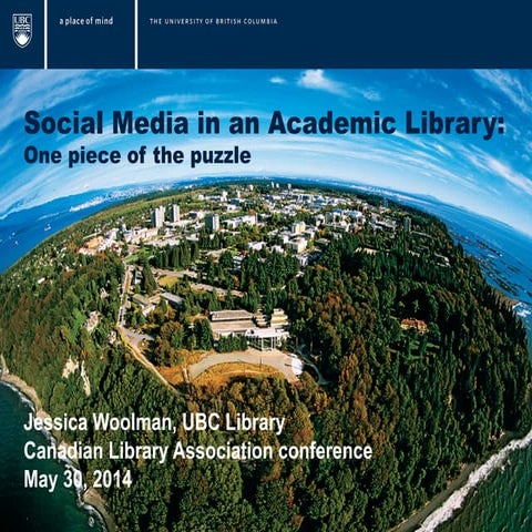 Social Media in a Academic Library: One piece of the puzzle