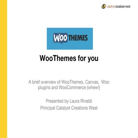 Why you should be using WooThemes Canvas, and other thoughts