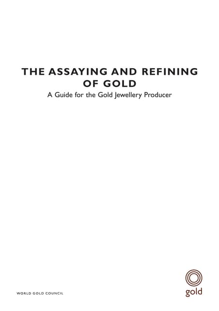 Gold assay(fire assay method) | PPTX