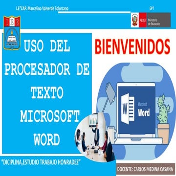 uso de Microsoft word 2021 y sus principales herramientas. | PPTX