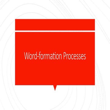 Word-formation Processes In the English Language.pptx