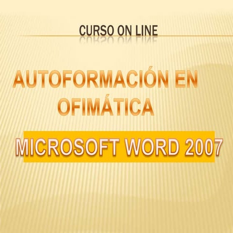 word 2007-SLIDESHARE