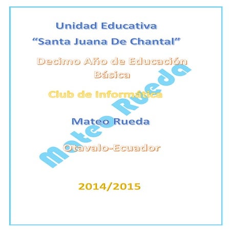 Word 2013 Mateo Rueda