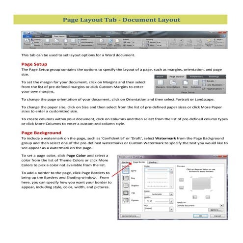 MS Word 2010 tutorial 6