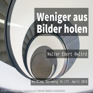 Weniger aus Bilder holen