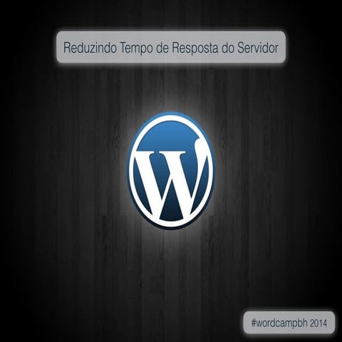 Reduzindo Tempo de Resposta do Servidor - WordCamp BH 2014