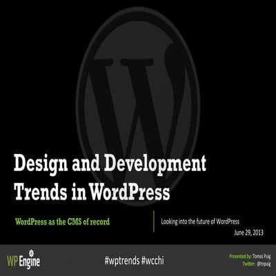 Design and Development Trends in WordPress