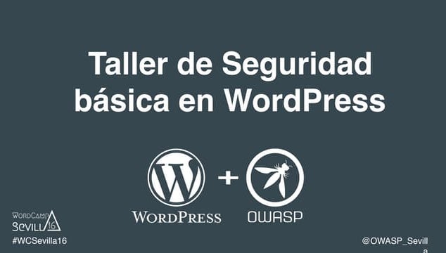 WordCamp Taller Seguridad WordPress