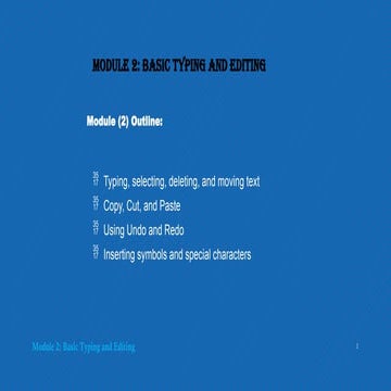 Microsoft Word 2021 Training Module Pptx