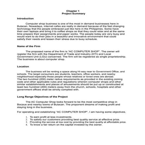 20944696 ac-computer-shop-feasibility-studies | PDF