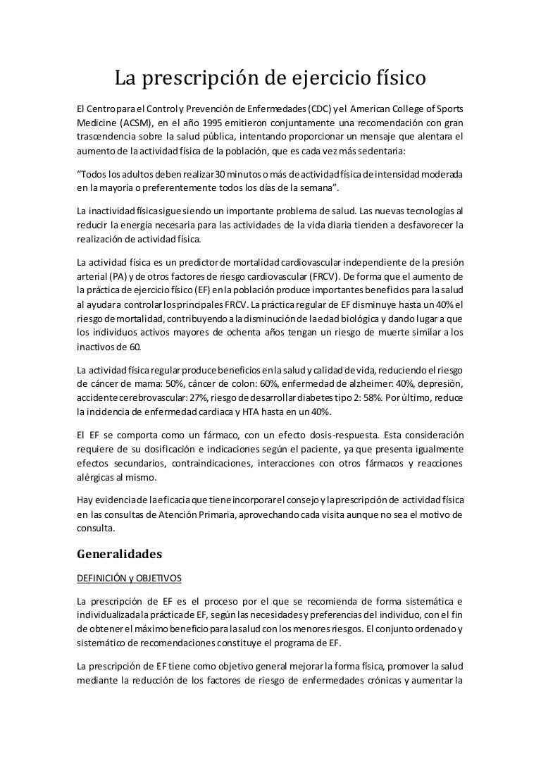 prescripción de entrenamiento individualizado para pacientes con diabetes mellitus tipo 2 prescripción de entrenamiento individualizado para pacientes con diabetes mellitus tipo 2