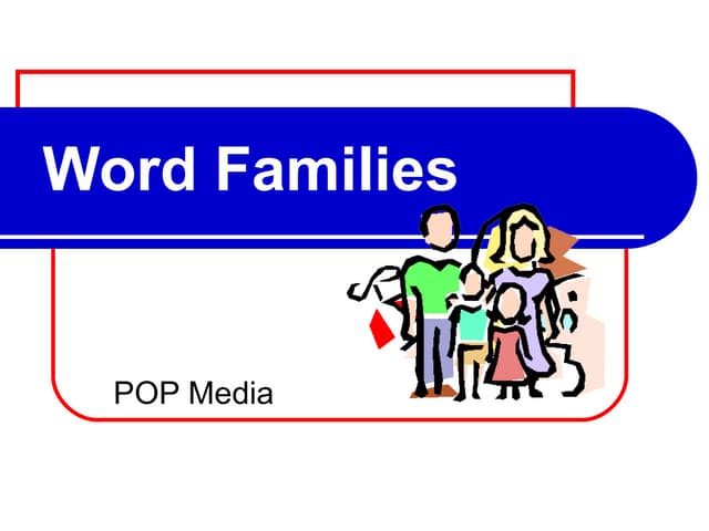 Word Families