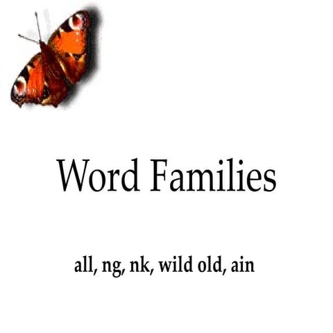 Word Families