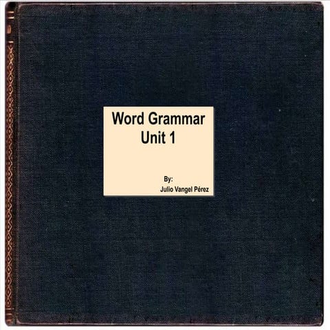 Word grammar