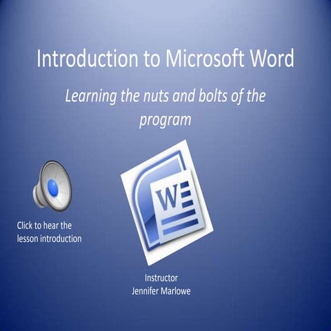 Word lecture1 | PPTX