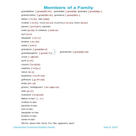 Word list | DOCX