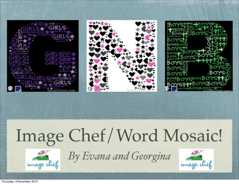 Word mosaic presentation pdf