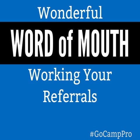 Word of Mouth Marketing Your Summer Camp - WAIC 2014