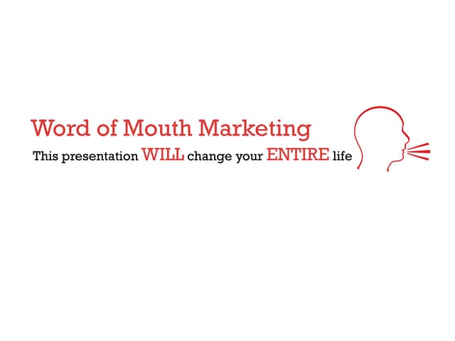 Social Media - A Word of Mouth Tool