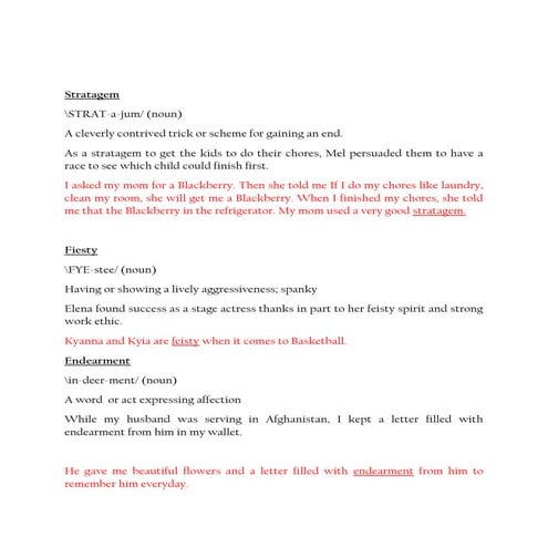 Camille-Word of the day 