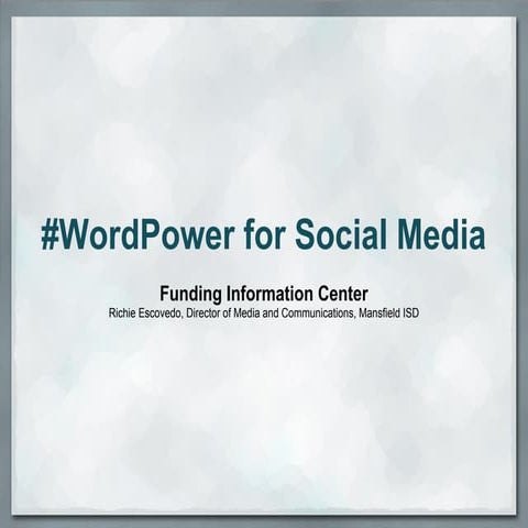 WordPower for Social Media - FIC