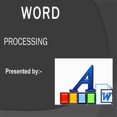 Word prcessing   nayanika