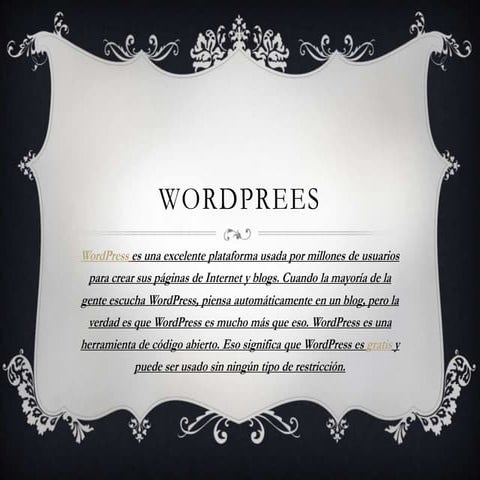 Wordprees