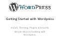 Getting Started With Wordpress