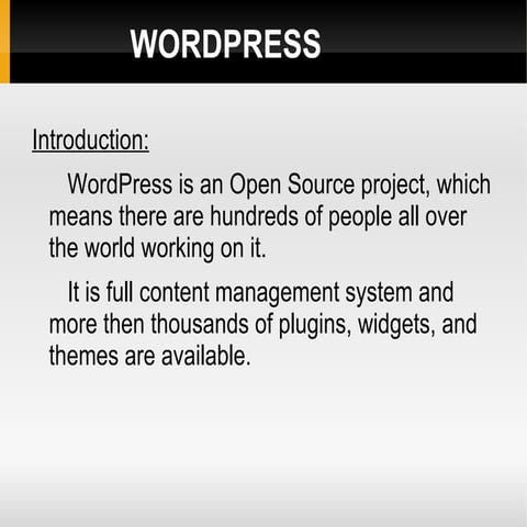 Wordpress 