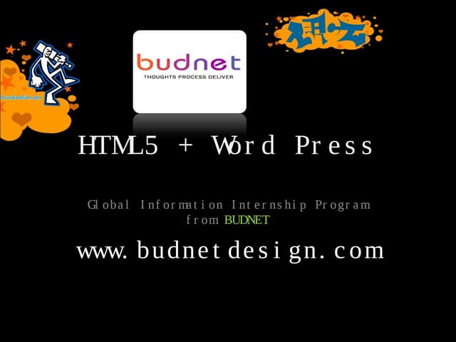 Catchy web pages via Wordpress