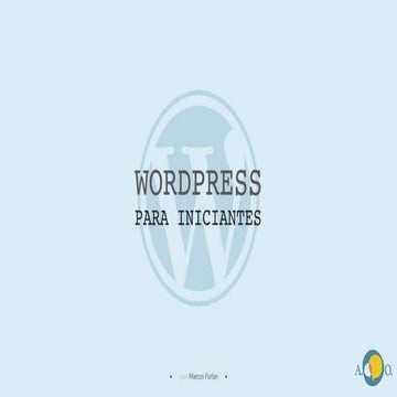 Curso Wordpress para iniciantes
