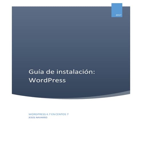 Guía de instalación de WordPress en CentOS 7