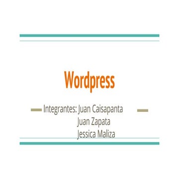 Word press tarea